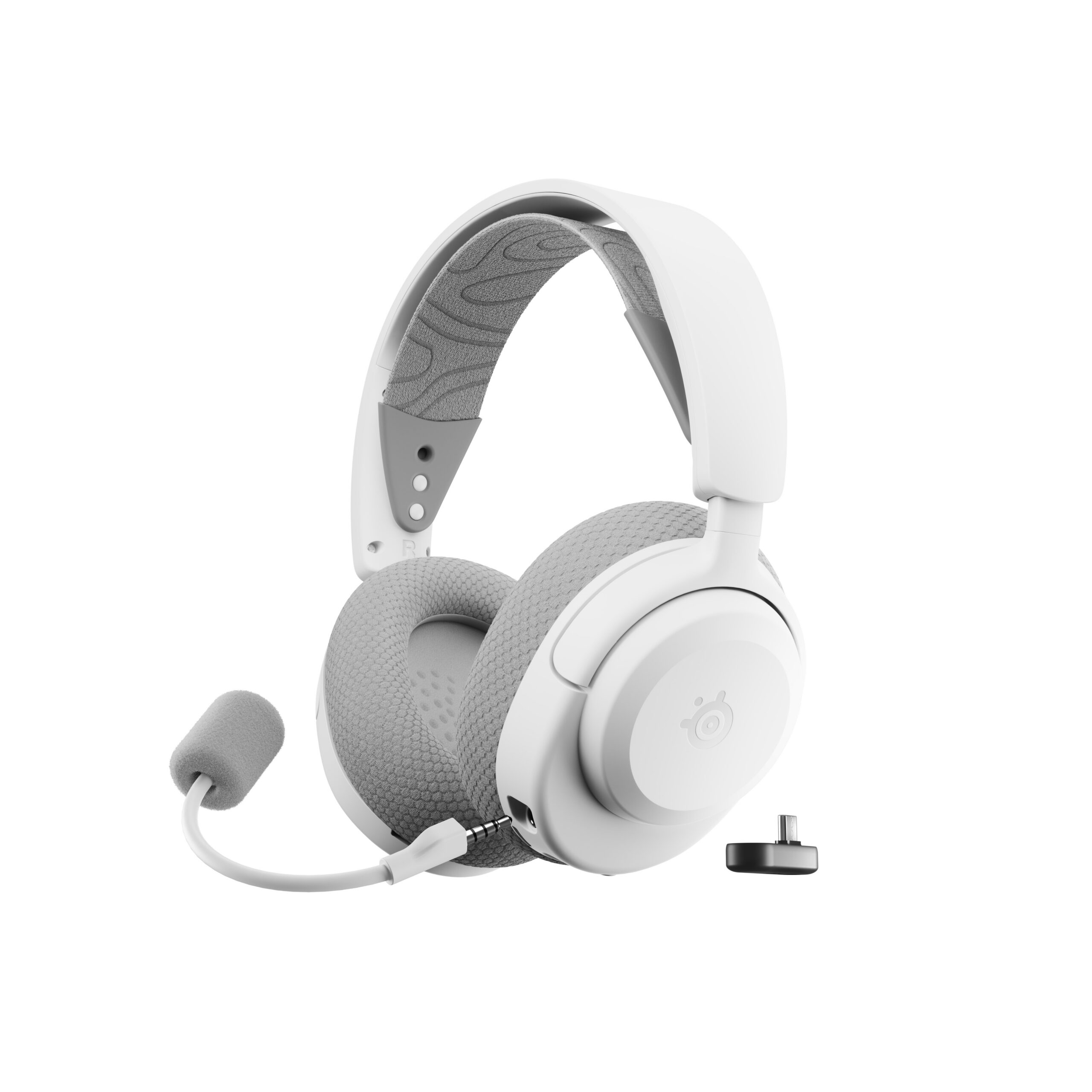 Steelseries Arctis Nova 3 juhtmevabad mängupeakomplektid, valged