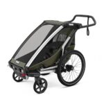 Thule Chariot Lite ühe jalgratta haagis, vintage Roheline