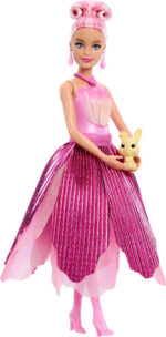 Barbie Flower Surprise muotinukke, pinkki - Pilt 5