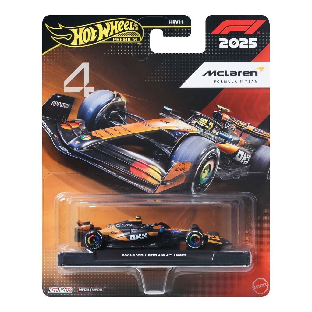 Hot Wheels Premium F1 Race, Lando Norris McLaren mänguauto
