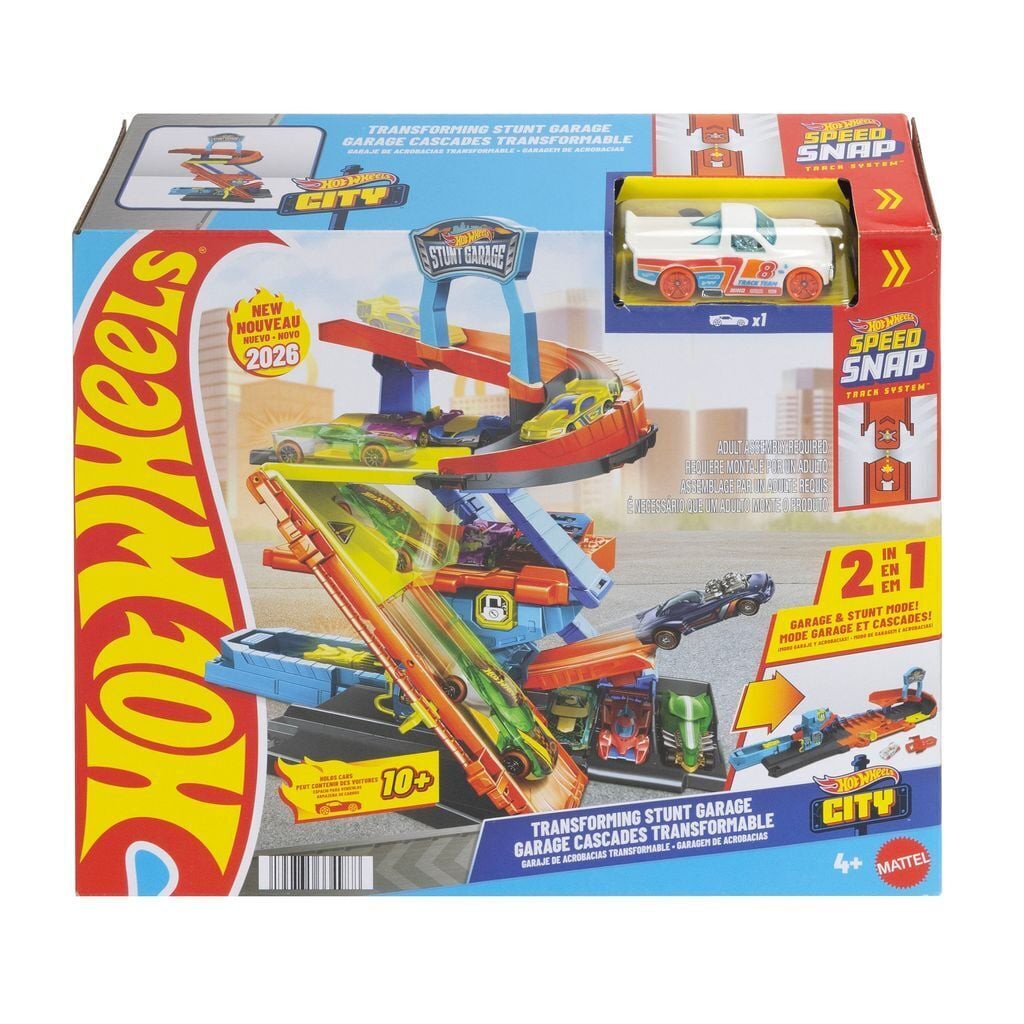 Hot Wheels City Transforming Stunt Garage parkimismaja