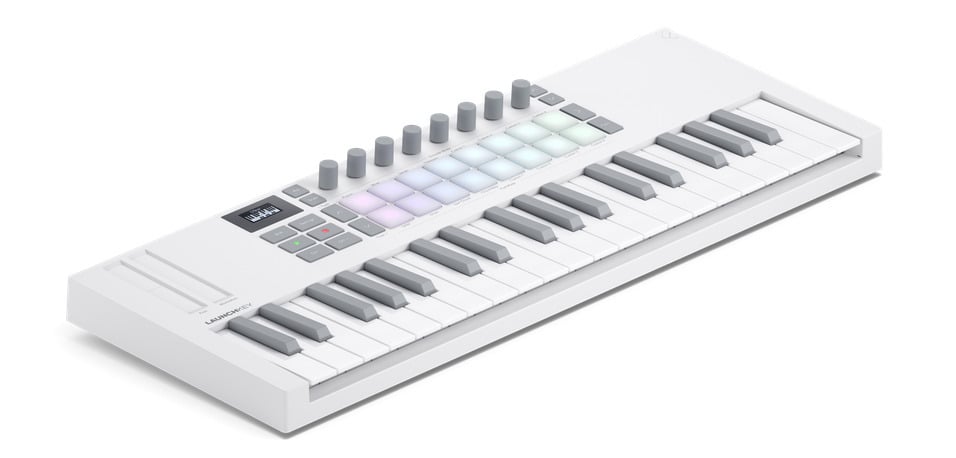 Novation Launchkey Mini 37 MIDI kontroller, valge - Image 2