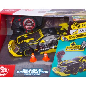 Dickie Toys RC Audi S1 ​​​​E-Tron Quattro Drift, puldiga juhitav