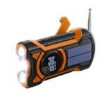 Xtorm Just in Case 5000 mAh hädaabiraadio päikesepaneeliga, must/oranž