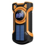 Xtorm Just in Case 5000 mAh hädaabiraadio päikesepaneeliga, must/oranž - Pilt 3
