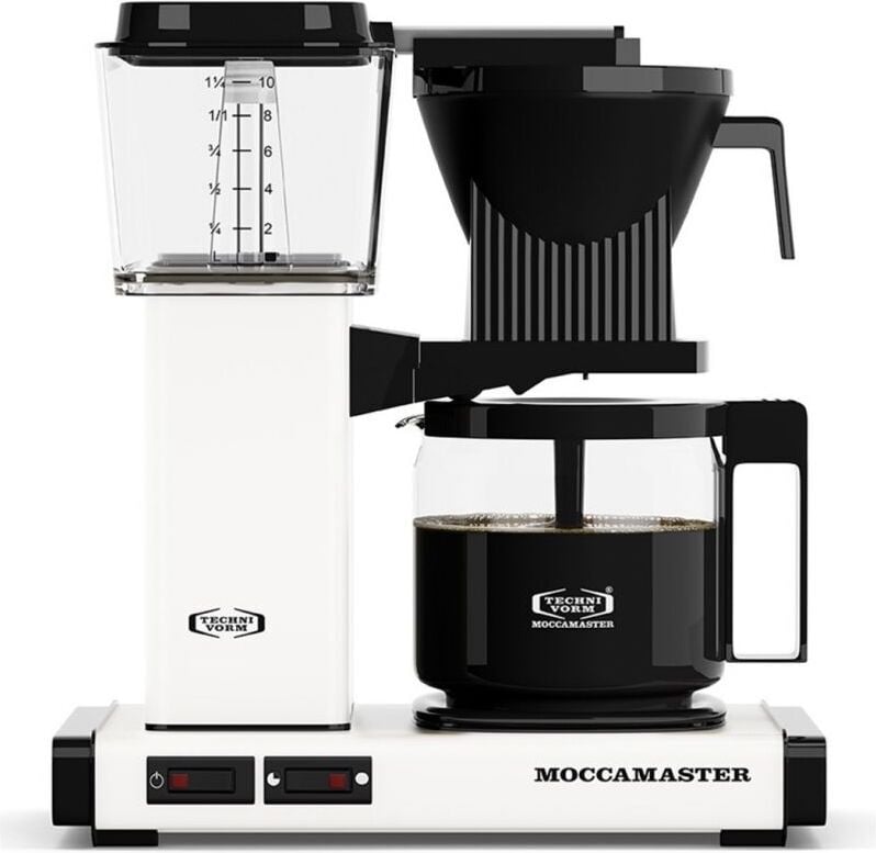Moccamaster automaatne kohvimasin, valge