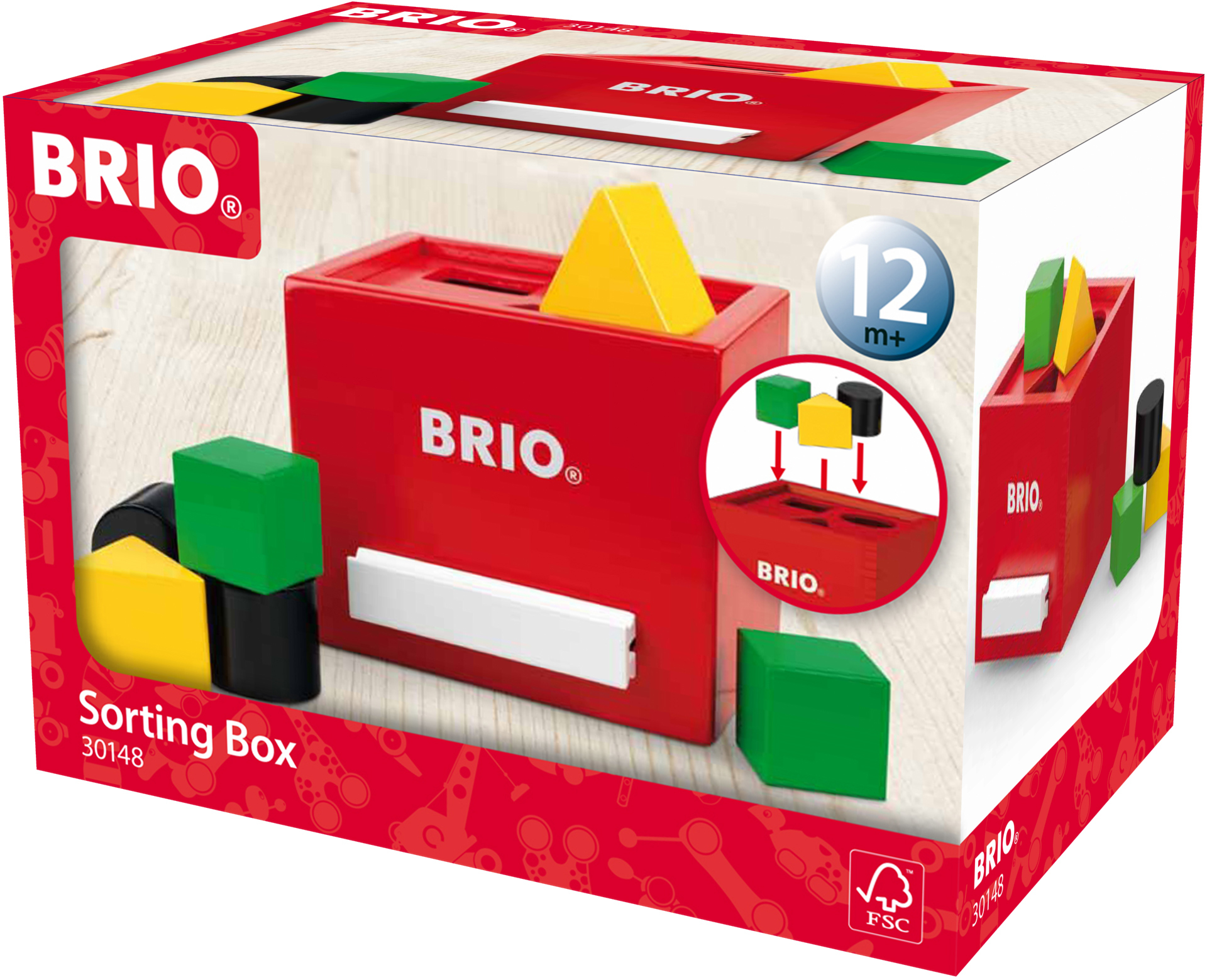 Brio 30148 - telliskivikarp, punane