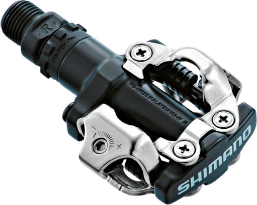 Shimano M520 SPD MTB lukkopolkimet, musta