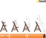 Hauck Alpha+ söögitool, pähklipuu - Pilt 4