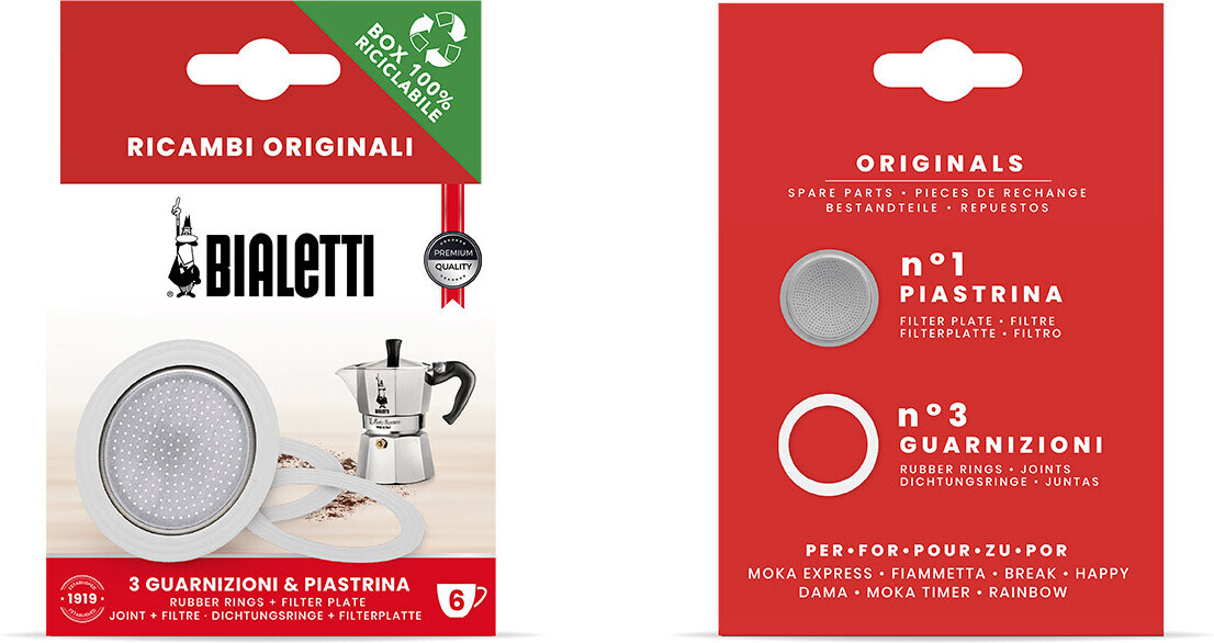 Bialetti varuosade komplekt, Moka Express 6 tassi