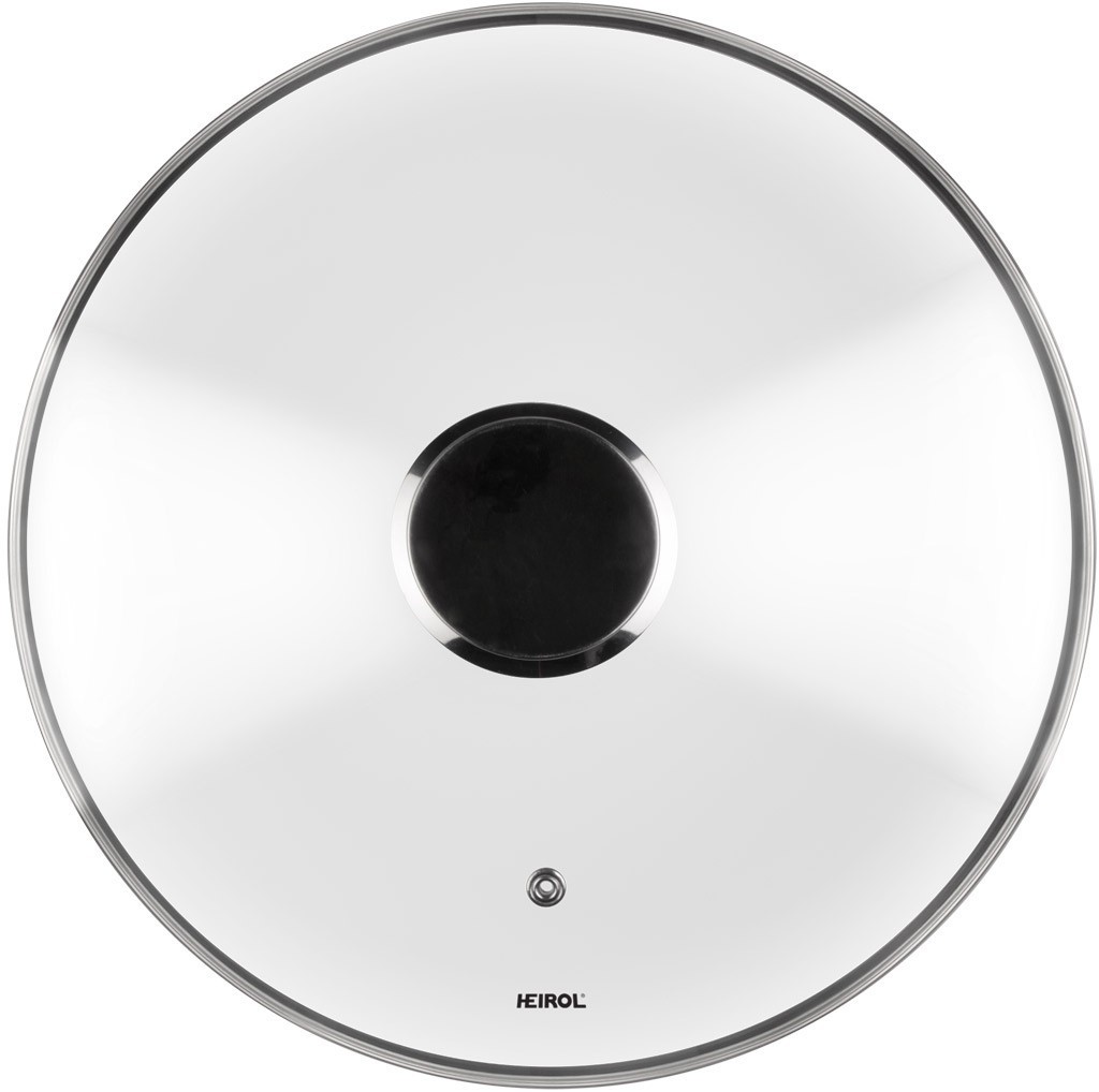 Heirol klaasist kaas terasest nupuga, 28 cm - Image 3
