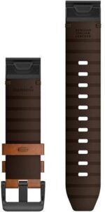 Garmin QuickFit 22 nahkrihm, pruun - Pilt 2