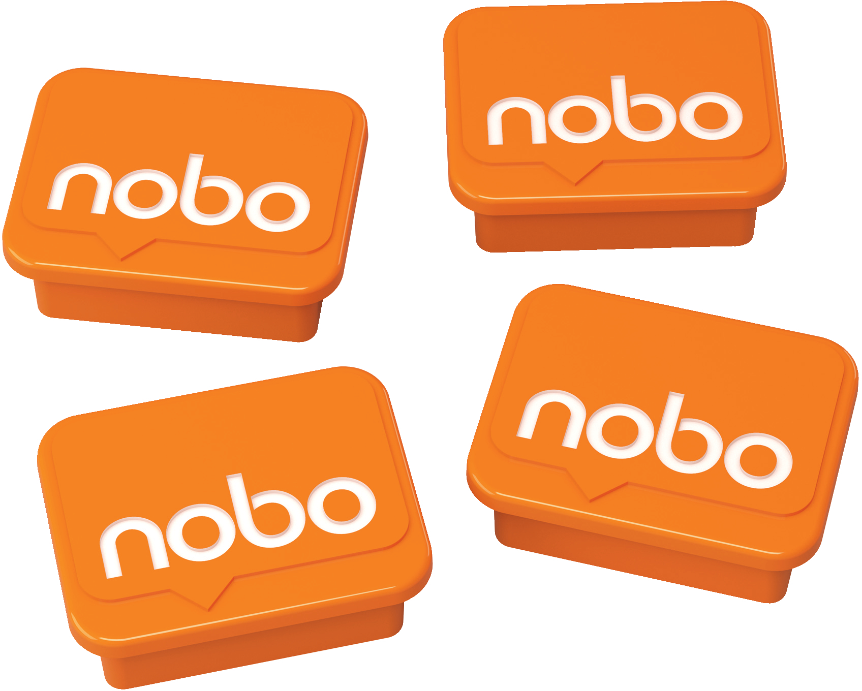 2_587902-1696x1360-1.jpeg Nobo tahvlimagnetid, 4 tk, oranžid - Pilt 1