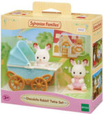 Sylvanian Families - Šokolaadijänese kaksikute komplekt (vankrid) - Pilt 2