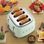 Smeg TSF03PGEU - nelja viilu röster, pastellroheline - Pilt 4