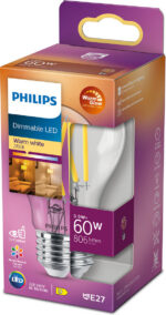 Philips Warm Glow LED-pirn, E27 2700 K, 806 lm, CRI 90 - Pilt 2