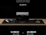 Deltahub Minimalistic Desk Pad hiirematt, 30 x 90 cm, tumehall - Pilt 3