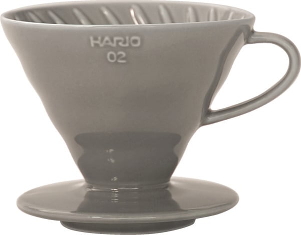 2_763810-601x471-1.jpg Hario V60 Dripper 02 keraamiline kohvifilter, hall - Pilt 1