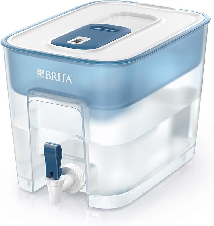 Brita Flow vedensuodatussäiliö annostelijalla, 8,2 l