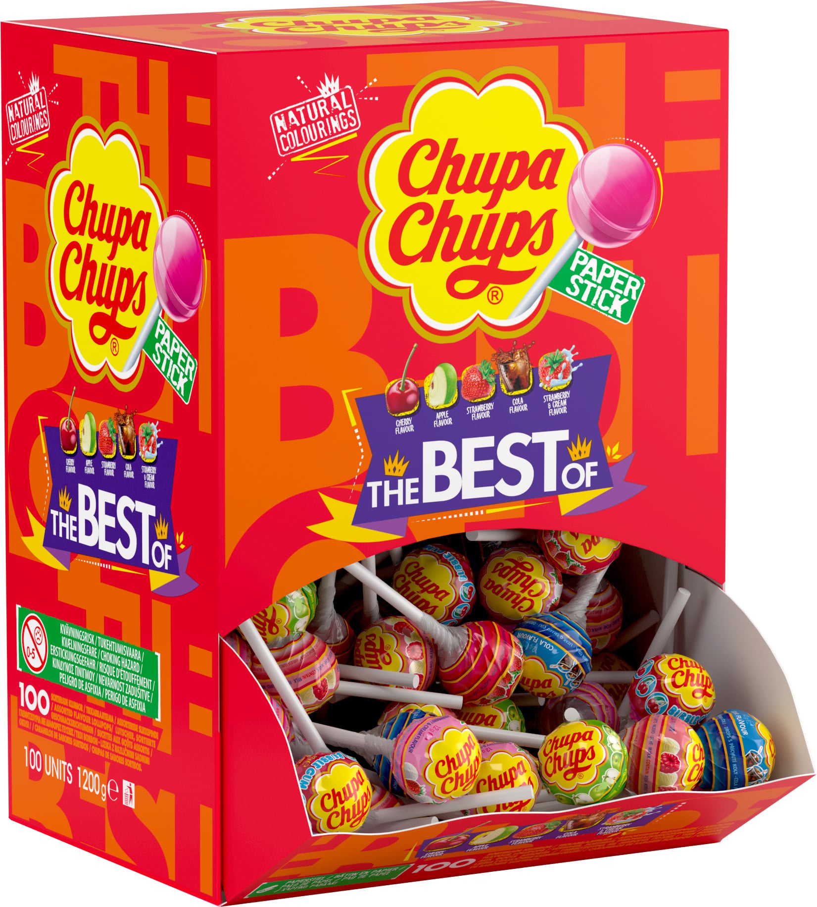Chupa Chups Parimad pulgakommid, 1,2 kg