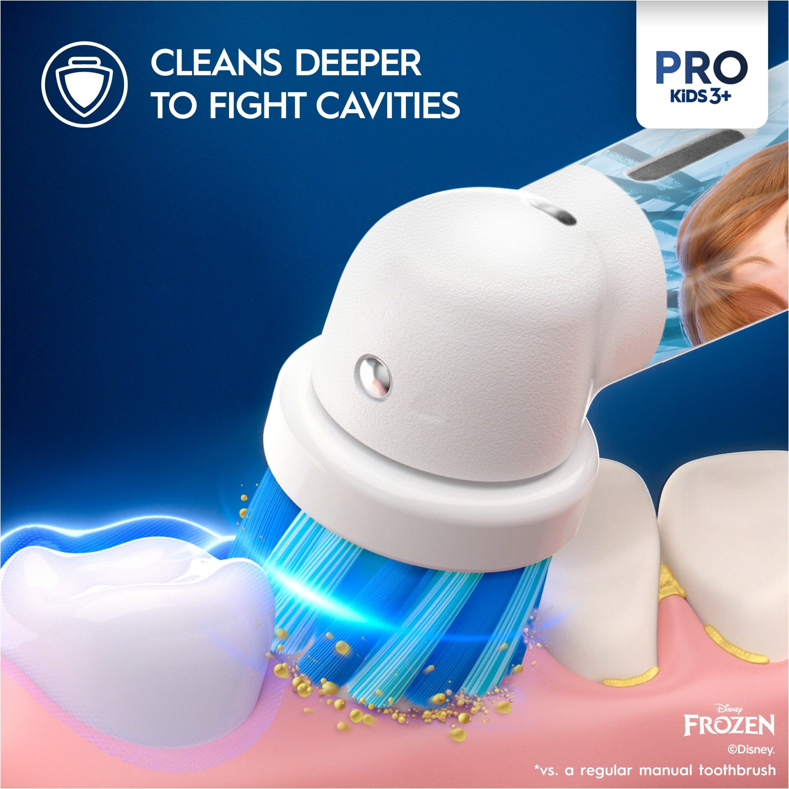 Oral-B Vitality Pro Kids Frozen - elektriline hambahari + reisikott - Image 3