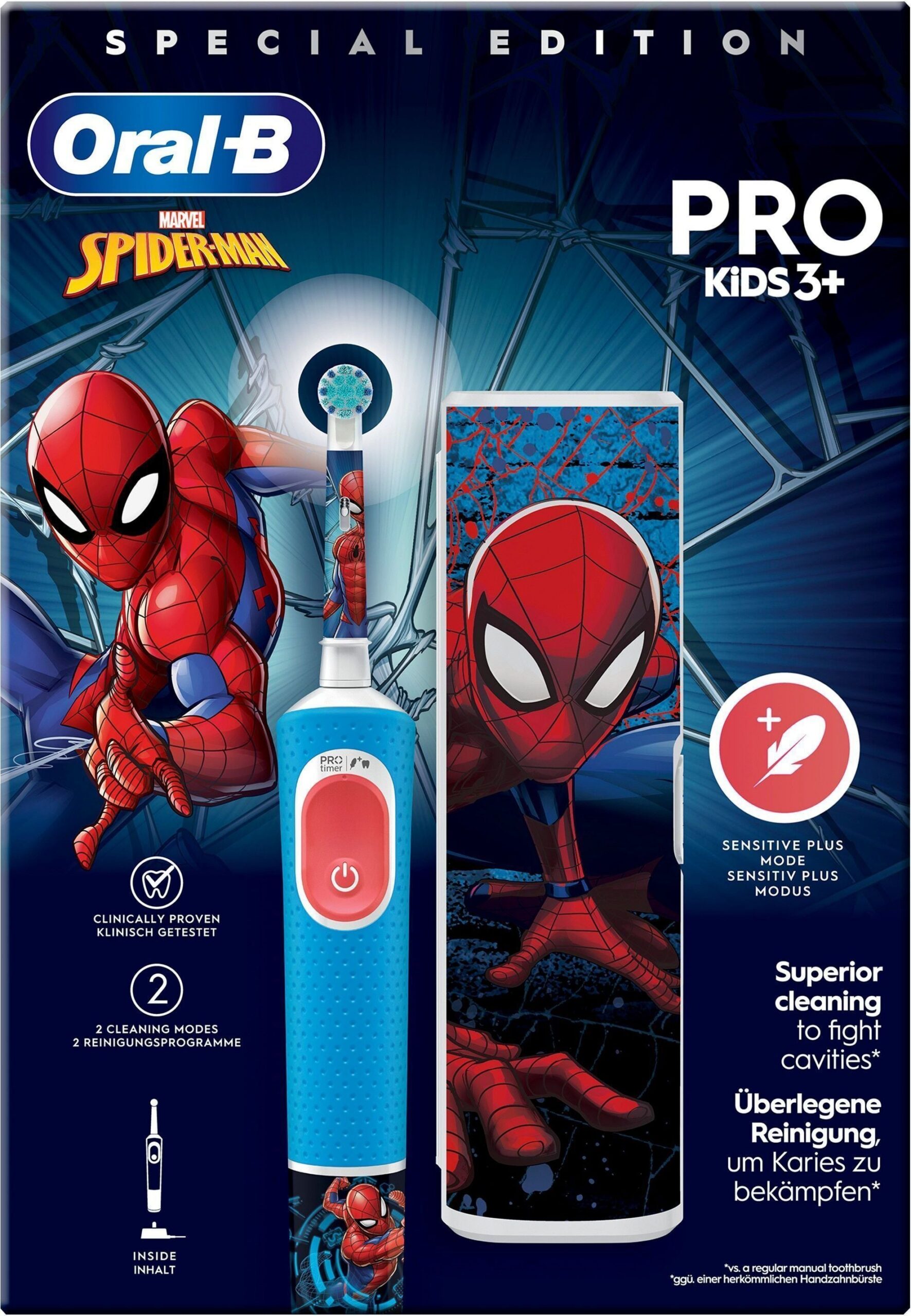 Oral-B Vitality Pro Kids Spider-Man elektriline hambahari