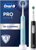 Oral-B Pro Series 1 Duo Pack - elektriline hambahari, must/sinine