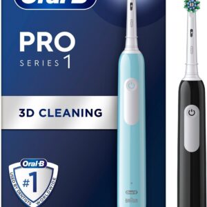 Oral-B Pro Series 1 Duo Pack - elektriline hambahari, must/sinine