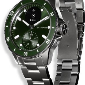 Withings Scanwatch Nova nutikell, 42 mm, roheline