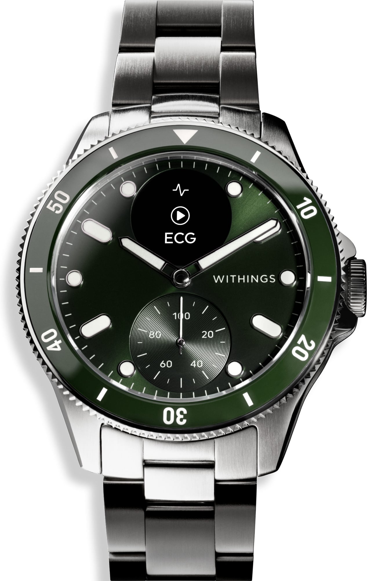Withings Scanwatch Nova nutikell, 42 mm, roheline - Image 3