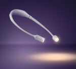 Fuj:tech lugemis- ja käsitöölamp, USB-laetav, valge