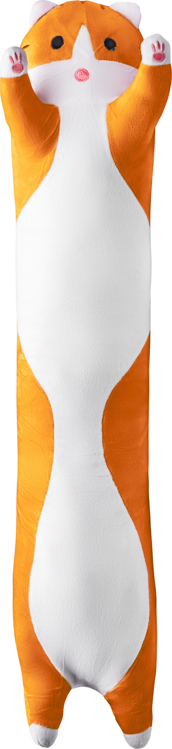 Milla & Måns - kassikujuline plush-mänguasi, 70 cm, oranž