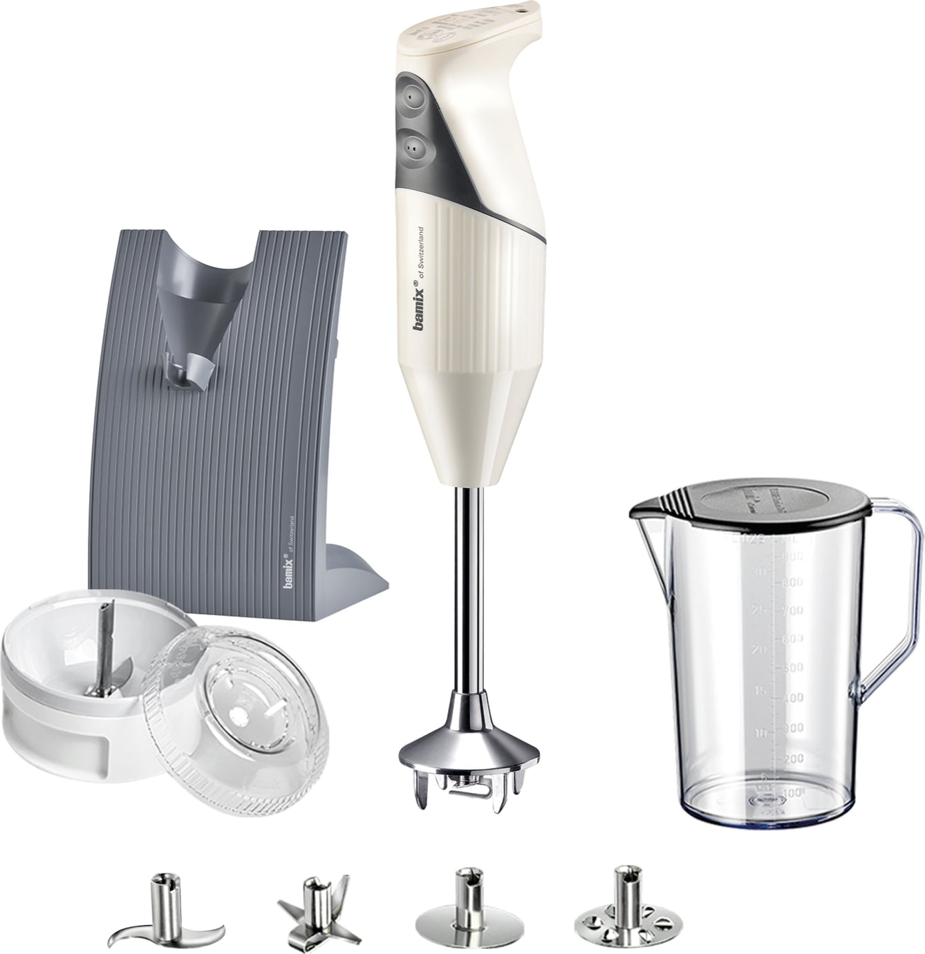 Bamix Swissline M200 Foodbytwins, kreemvalge