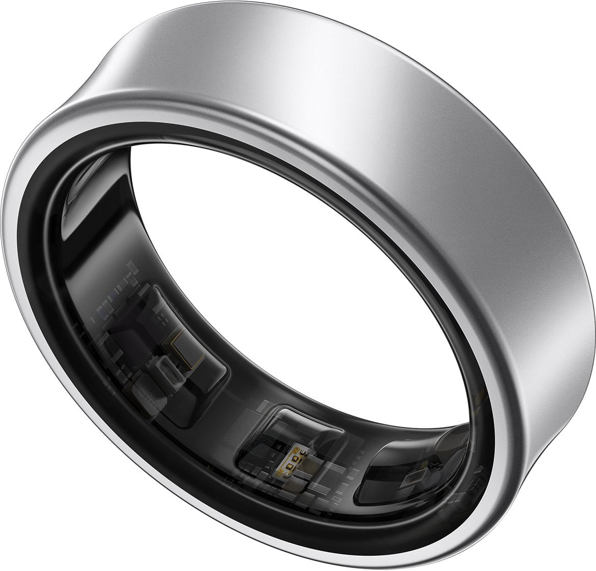 Samsung Galaxy Ring älysormus, Titanium Silver, koko 8