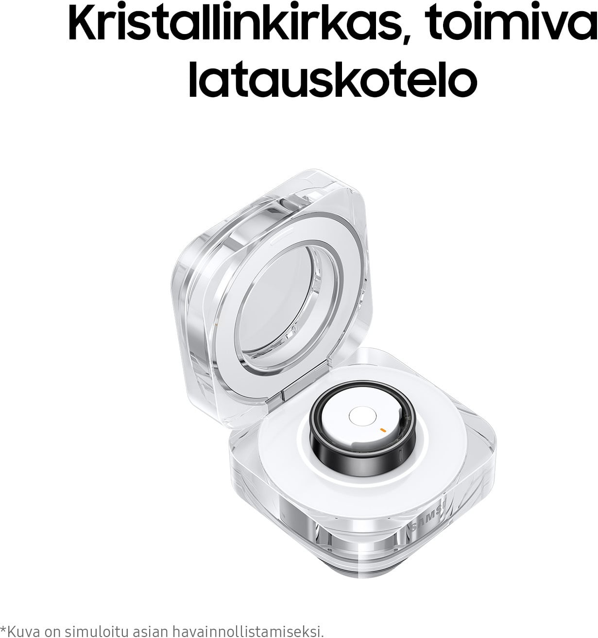 Samsung Galaxy Ring älysormus, Titanium Silver, koko 8 - Image 3