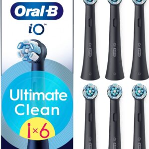Oral-B iO Ultimate Clean vahetusharjad, 6 tk Must