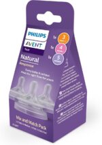 Philips Avent SCY960/03 Natural Response pudeliluttide komplekt, voolukiirused 3 (1 kuu+), 4 (3 kuud+), 5 (6 kuud+) - Pilt 4