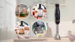 Bosch Serie 4 ErgoMaster MSM4B654 käsimikser, 1000 W, must/antratsiit - Pilt 2