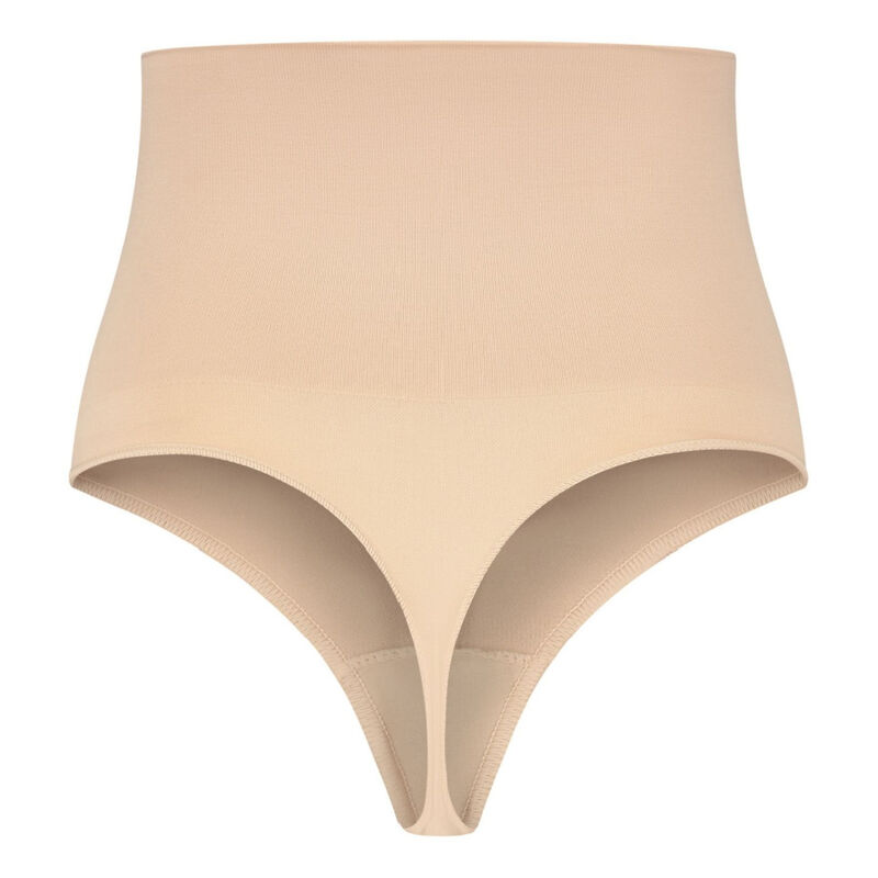THONG STYLE SEAMLESS GIRDLE BEIGE SIZE S - Image 4