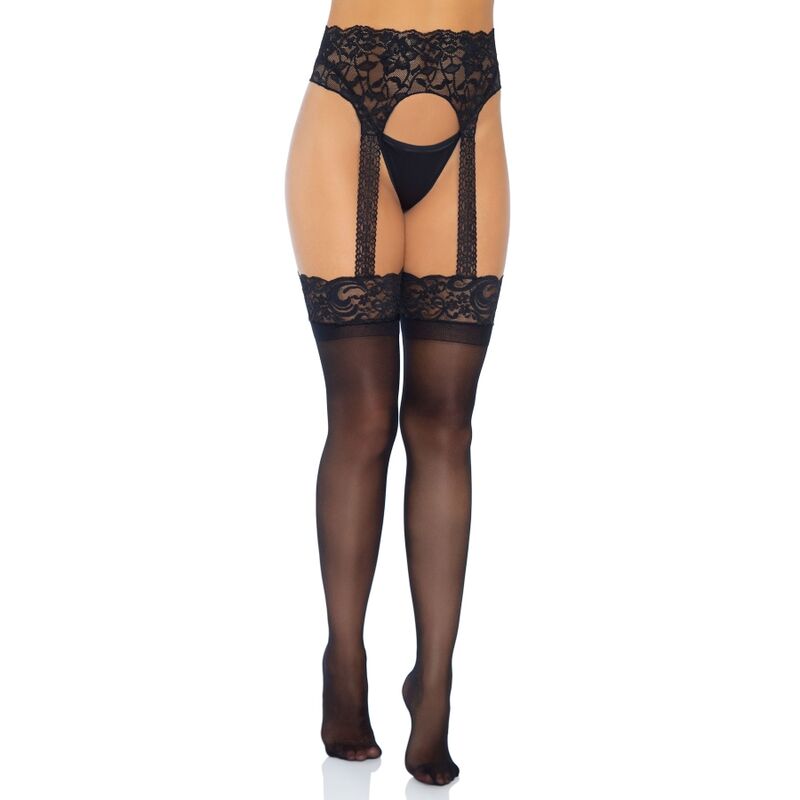 OPAQUE GARTERBELT STOCKING ONE SIZE