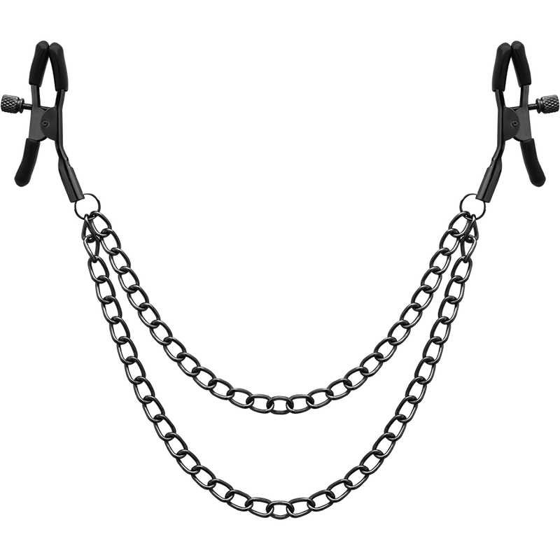RED EDITION NIPPLE CLIPS WITH CHAIN