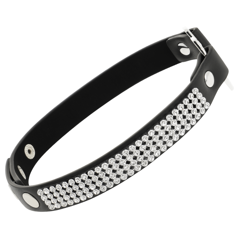 VEGAN LEATHER CHOKER WITH HEART - Image 5