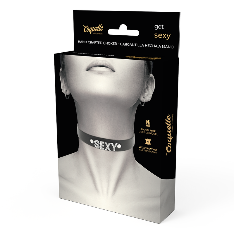 SEXY VEGAN LEATHER CHOKER - Image 5