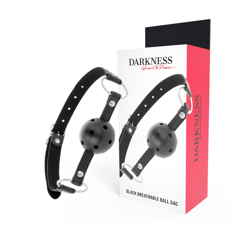 BLACK BREATHABLE GAG