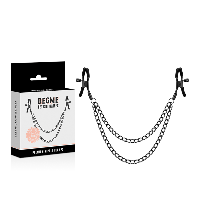 RED EDITION NIPPLE CLIPS WITH CHAIN - Image 2