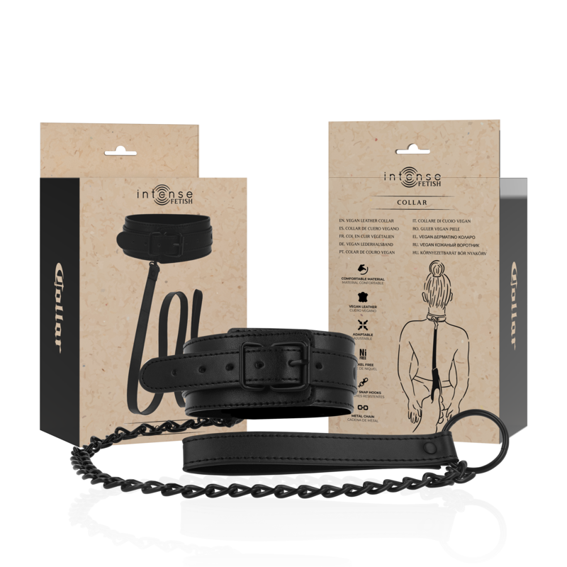 FETISH VEGAN LEATHER COLLAR