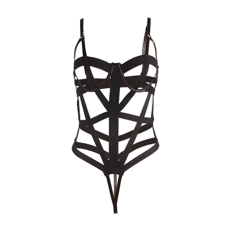 SEXY BODY WITH CUTOUTS BLACK S/M - Image 4
