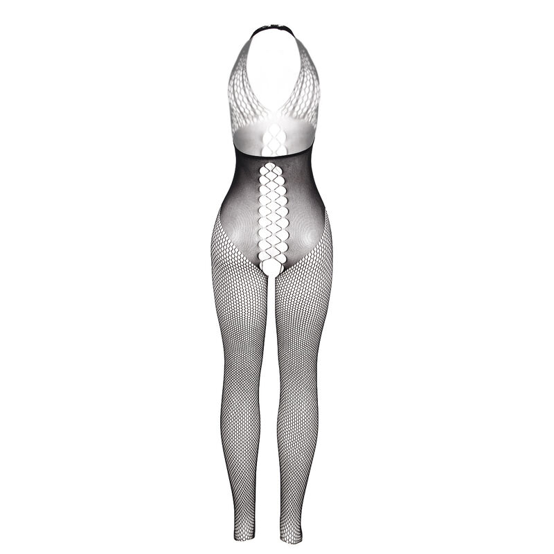 951832 BODYSTOCKING WITH OPEN BACK AND CROSS DETAILS BLACK ONE SIZE - Image 4