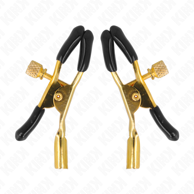 GOLD NIPPLE CLAMPS 6 CM