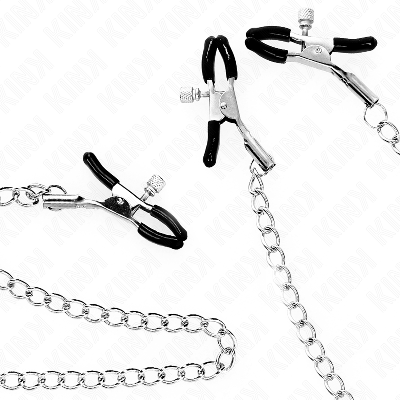 TRIPLE NIPPLE AND CLIT CLAMPS WITH CHAIN MODEL 0 - Image 4